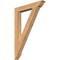 Ekena Millwork Traditional Traditional Smooth Bracket, Western Red Cedar, 3 1/2"W x 26"D x 38"H BKT04X26X38TRA01SWR - alternate 1